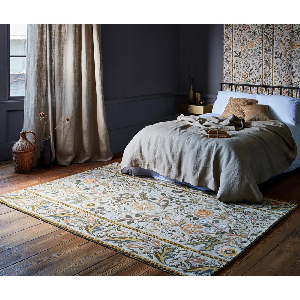 Morris & Co Wilhelmina Rug Linen