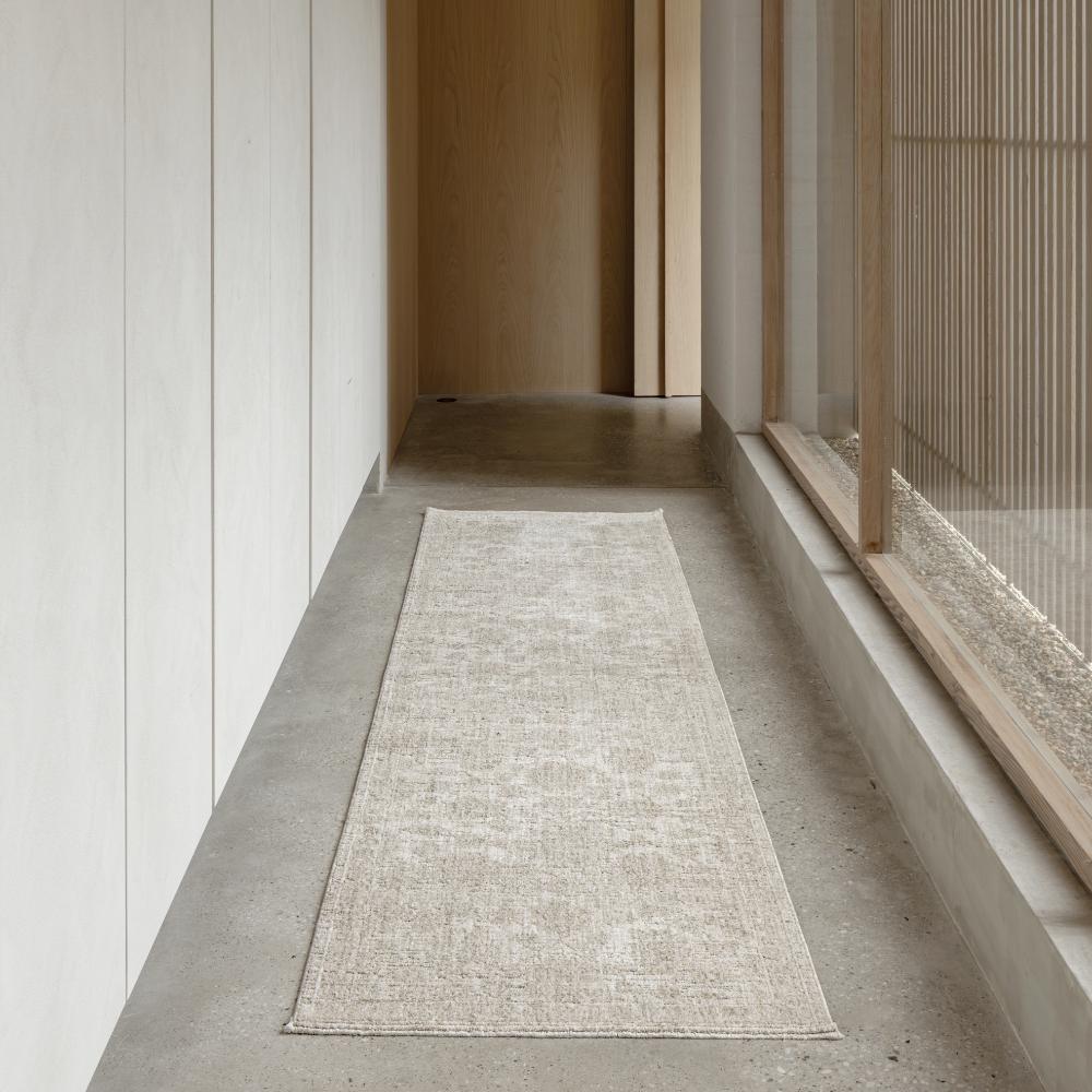 STEPH & GIAN Flora Runner Husk cream