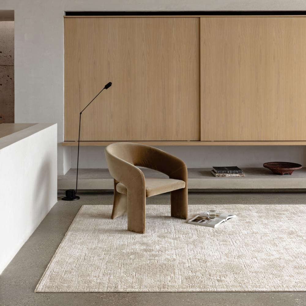 STEPH & GIAN Flora Runner Husk cream