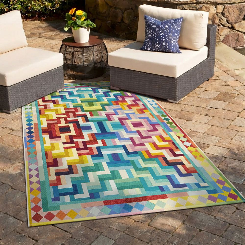 Rug Culture Vista Tala Outdoor Rug Multi