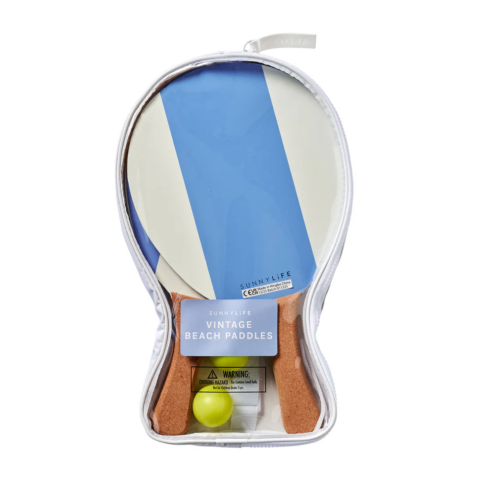 SUNNYLiFE Vintage Beach Paddles Med Blue