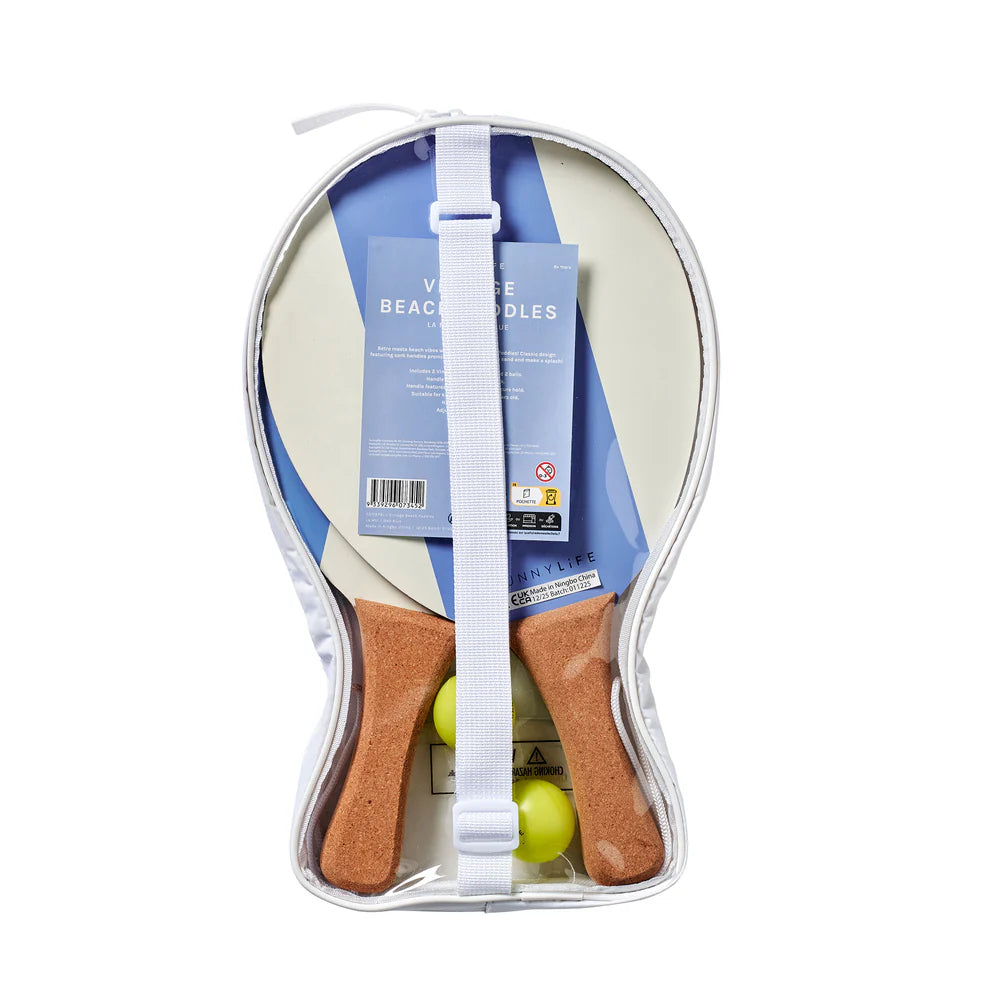 SUNNYLiFE Vintage Beach Paddles Med Blue