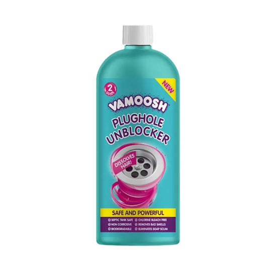 Vamoosh Plughole Unblocker 2 Pack 600ml