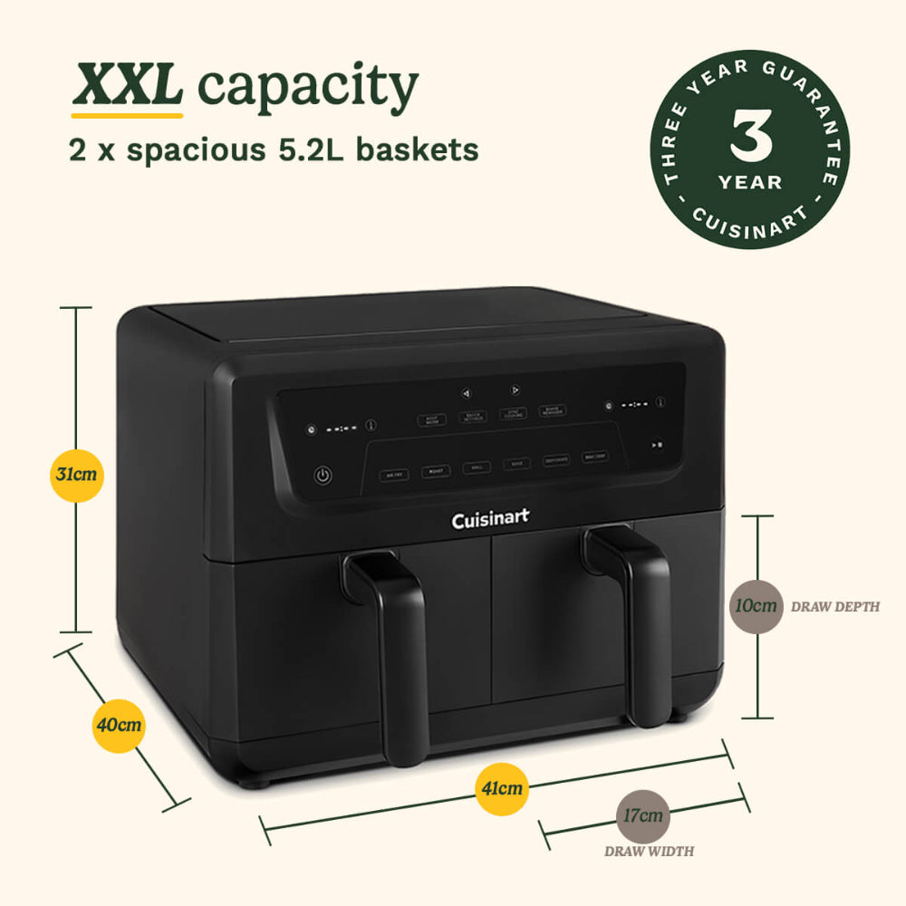 Cuisinart Air View XXL Dual Basket Air Fryer