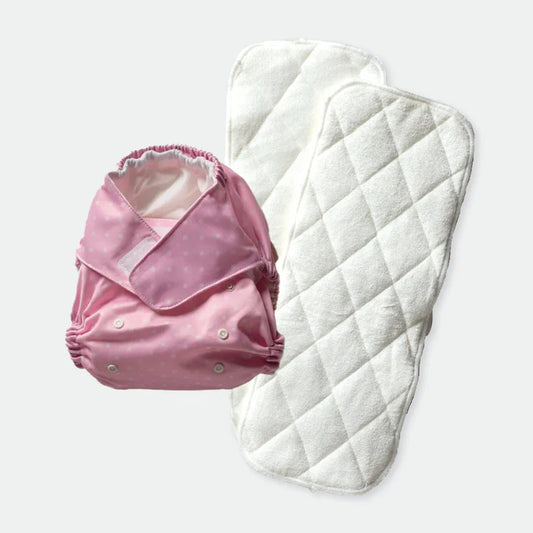 Lorraine Lea Baby Basics Reusable Nappy Pink