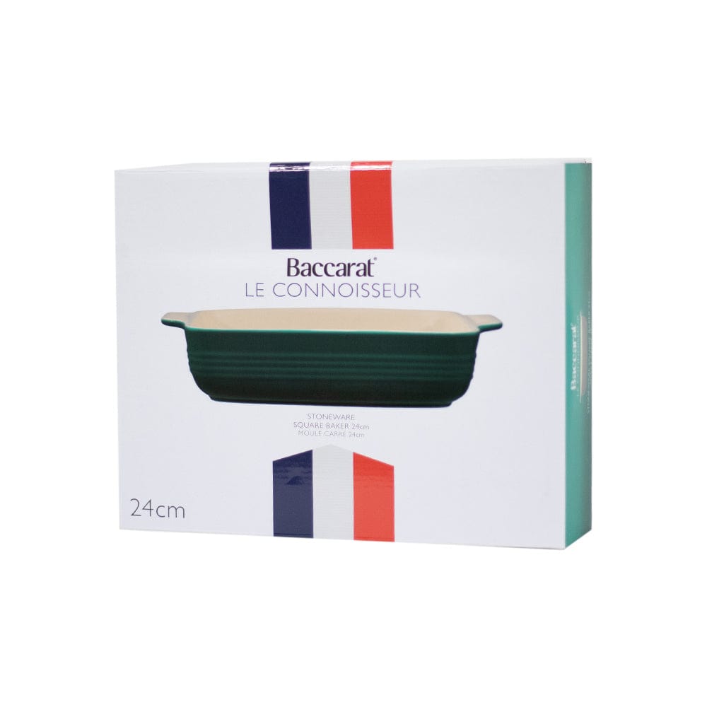 Baccarat Le Connoisseur Stoneware Square Baking Dish 24cm Teal