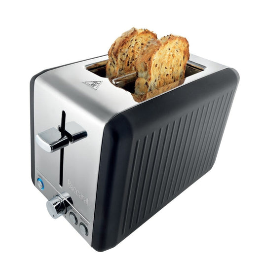 Baccarat The Toasty Slice 2 Slice Toaster Black