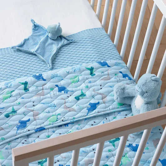 Lorraine Lea Dinosaur Cot Comforter