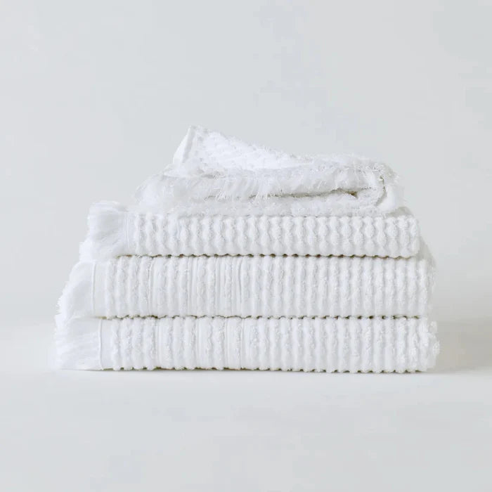 Lorraine Lea NOOK Emine Bath Mat White