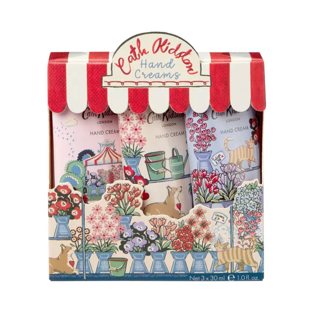 Heathcote & Ivory Cath Kidston Flower Market Mixed Bunch Hand Cream Trio