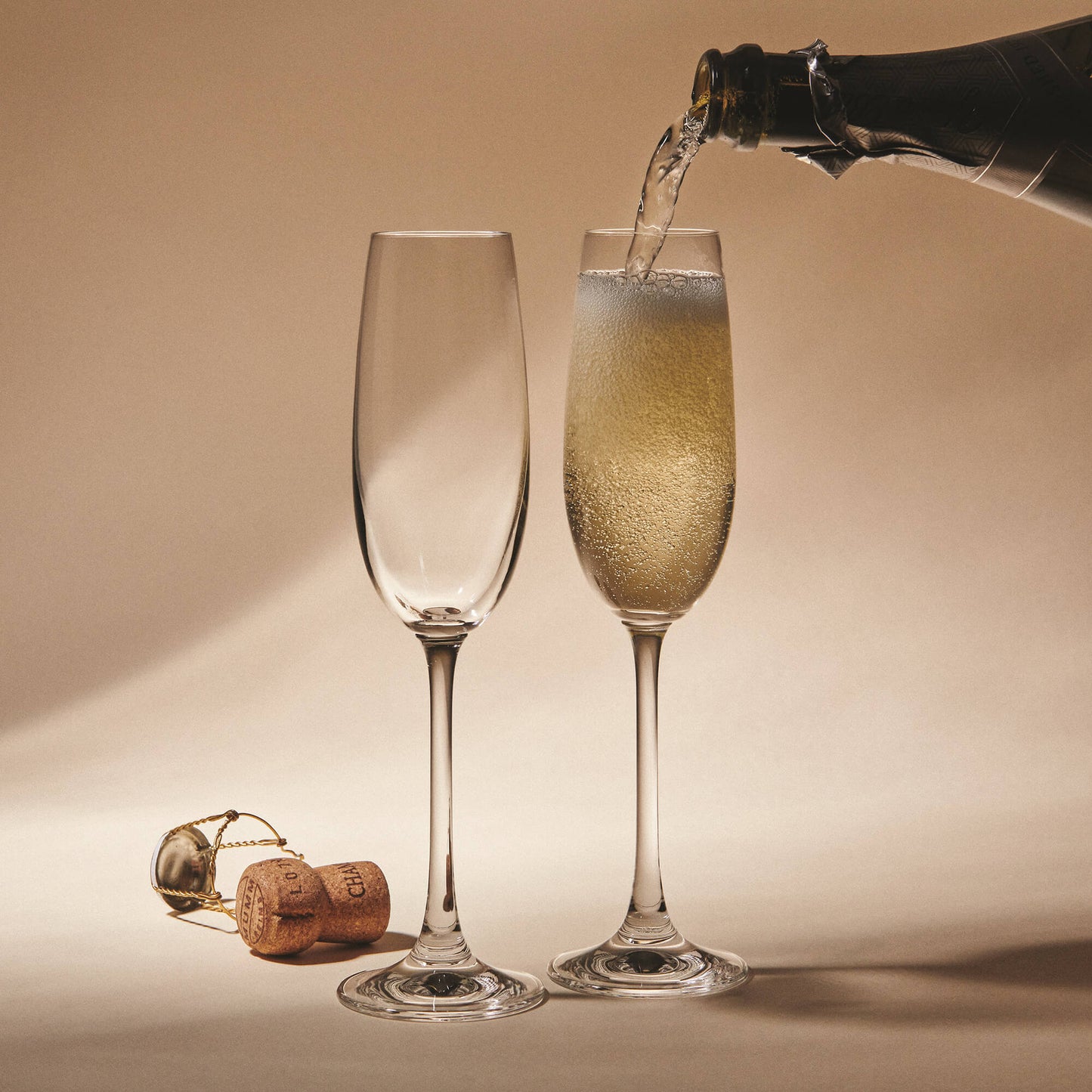Salt & Pepper Salut Set of 6 Champagne Flutes 180ml
