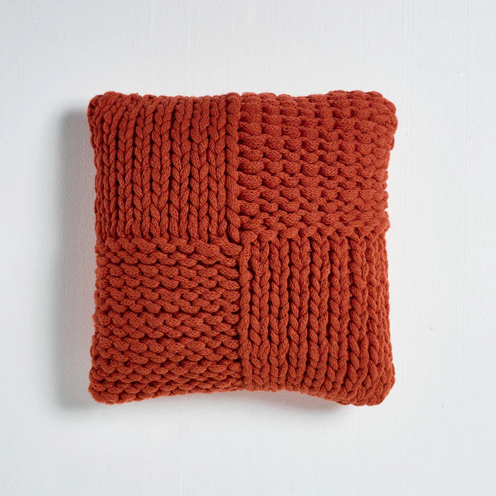 Lorraine Lea Meridian Cushion Cover Terracotta