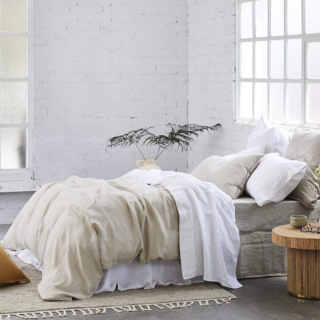 MyHouse Pure European Linen Quilt Cover Set