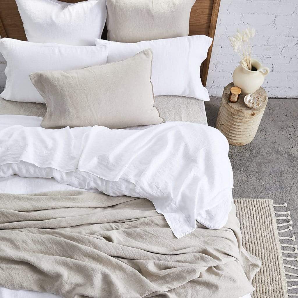 MyHouse Pure European Linen Quilt Cover Set