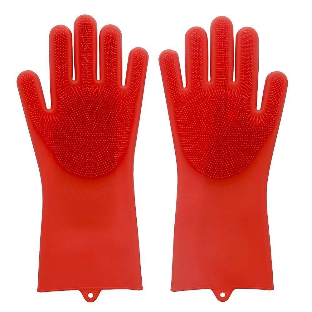 Scruba-Dub Antibacterial Silicone Cleaning Gloves