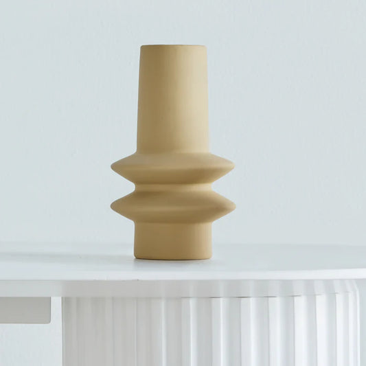 Lorraine Lea Serra Vase Yellow