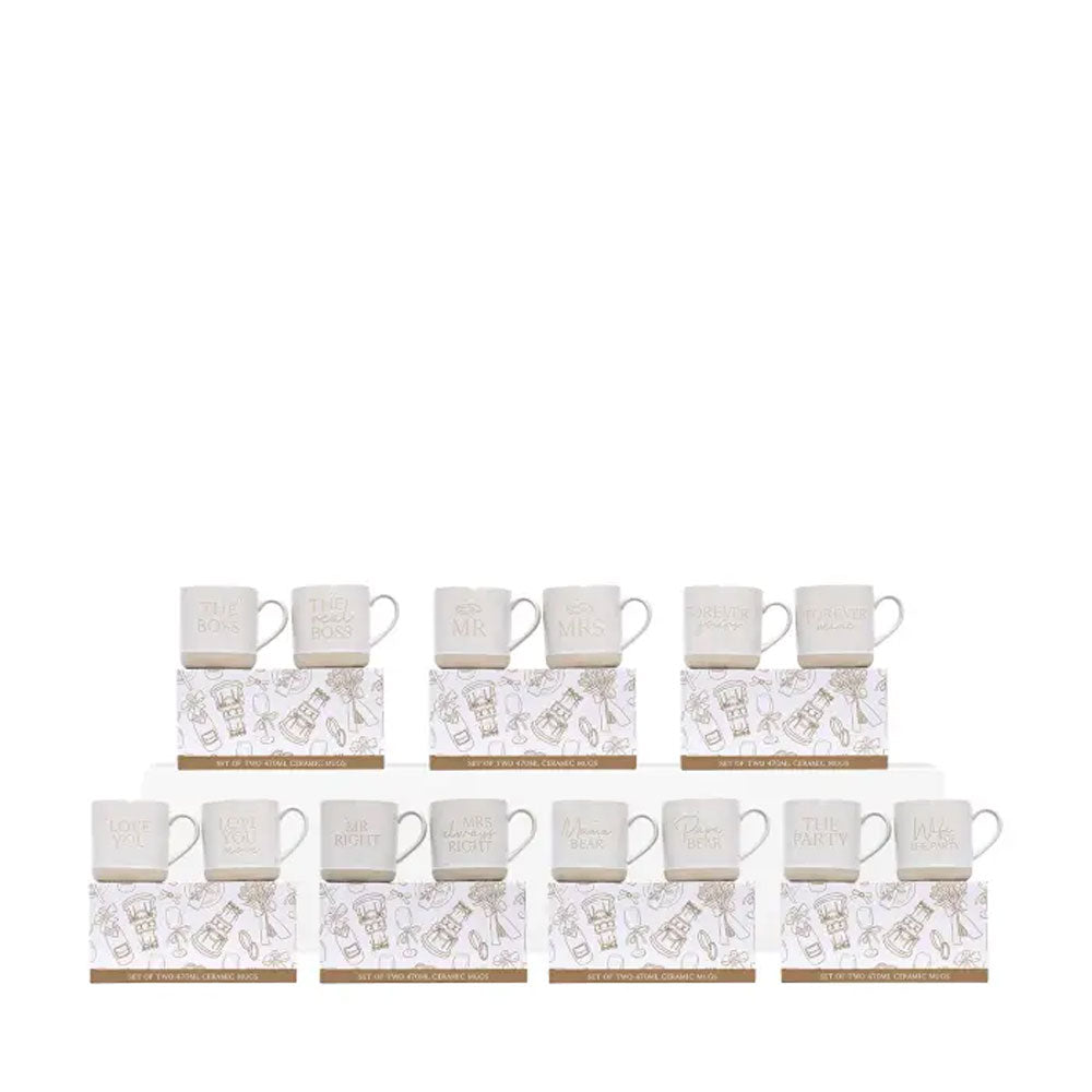 Splosh Love You Mug Set