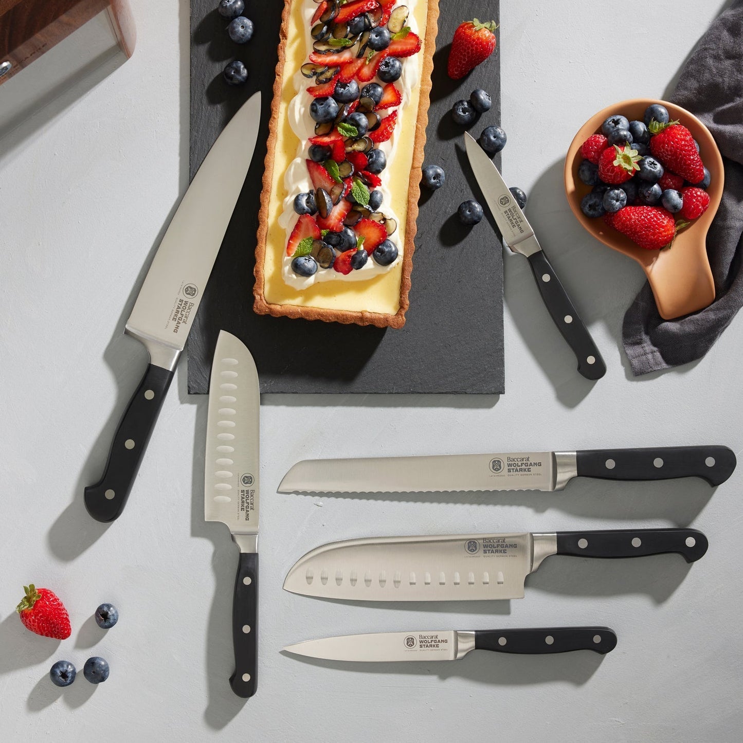 Personalisation For Baccarat Wolfgang Starke Klar Knife Block 7 Piece