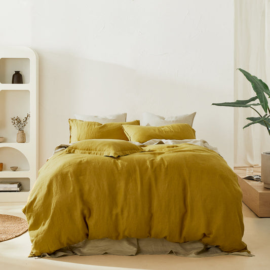 MyHouse Pure European Linen Quilt Cover