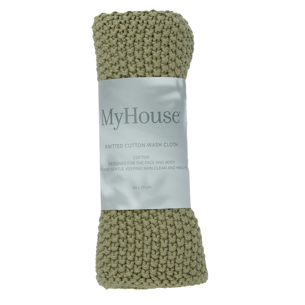 MyHouse Knitted Wash Cloth