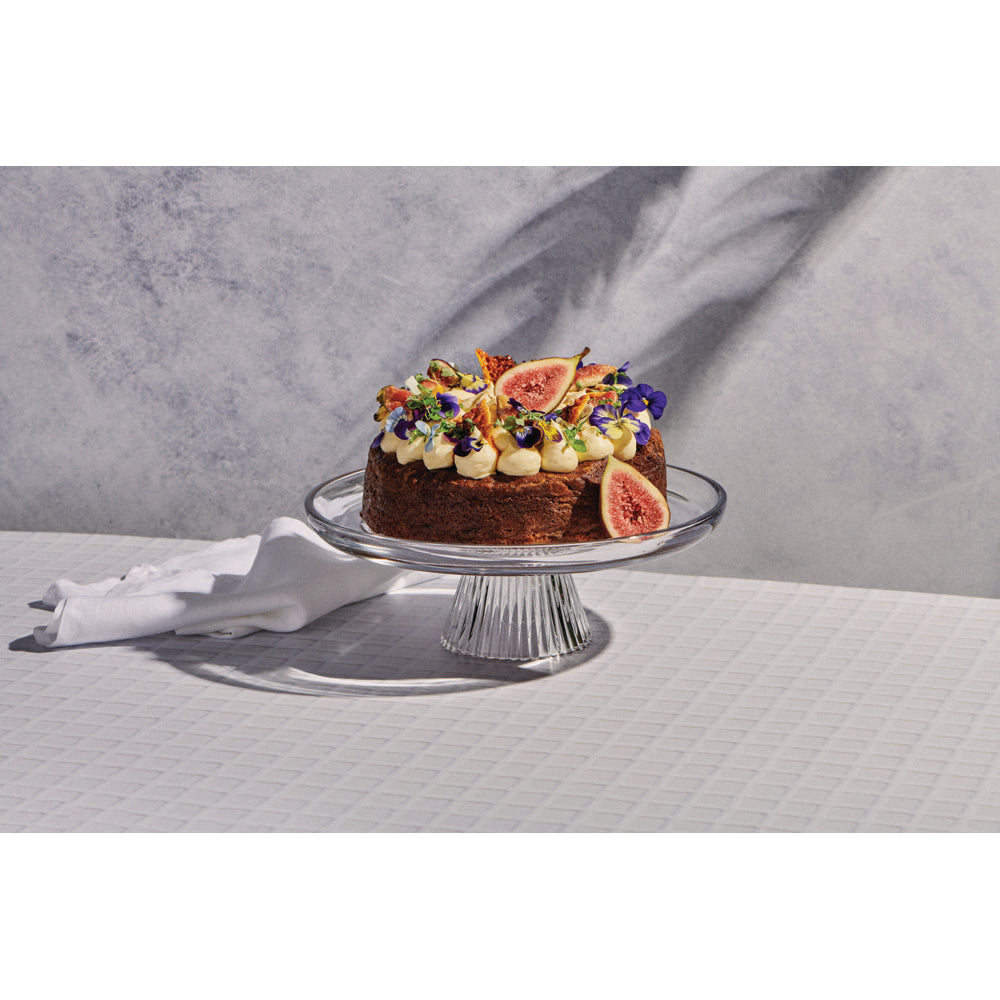 Salt & Pepper Ogin Footed Cake Plate 28x10cm