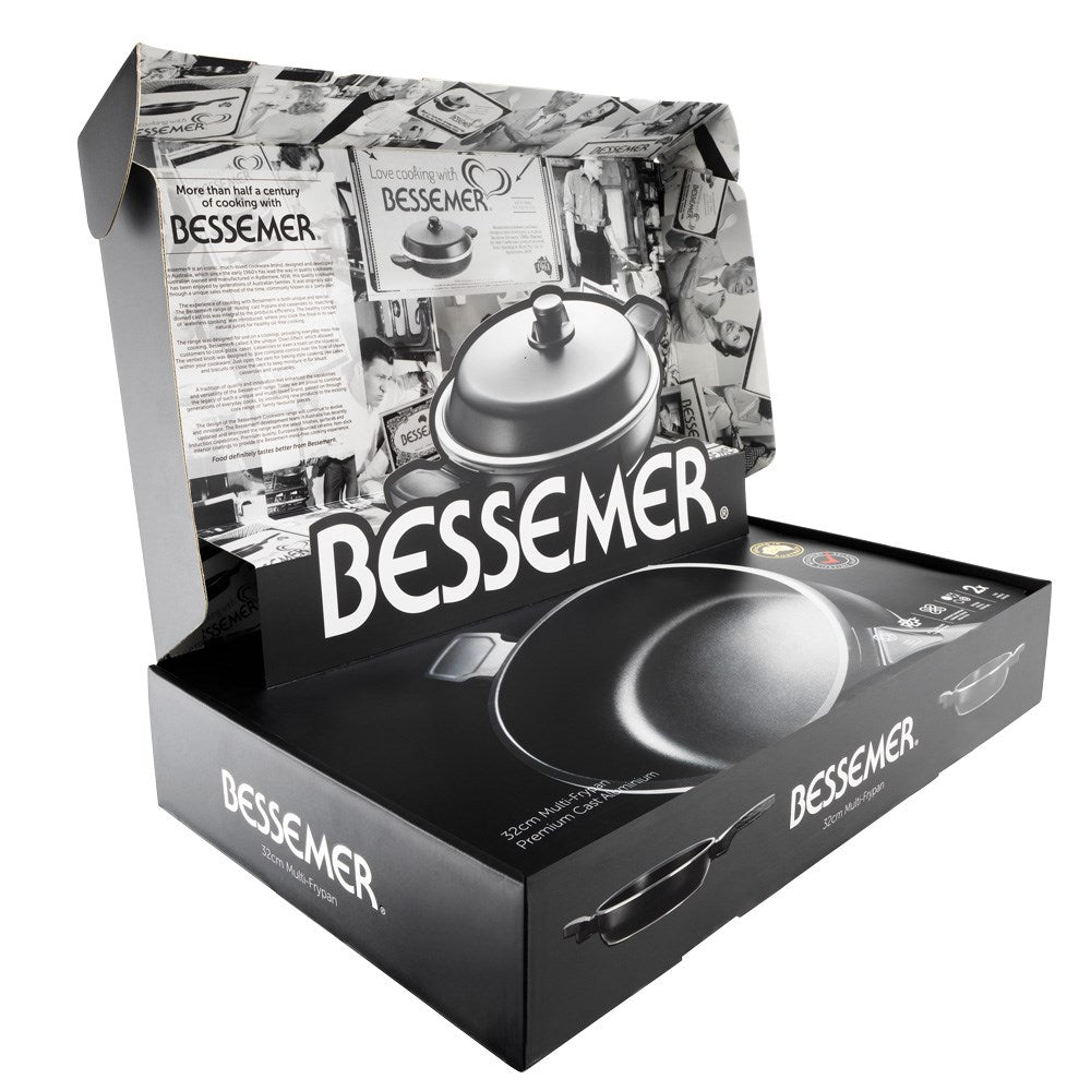 Bessemer Non Stick Multi Fry Pan 32cm