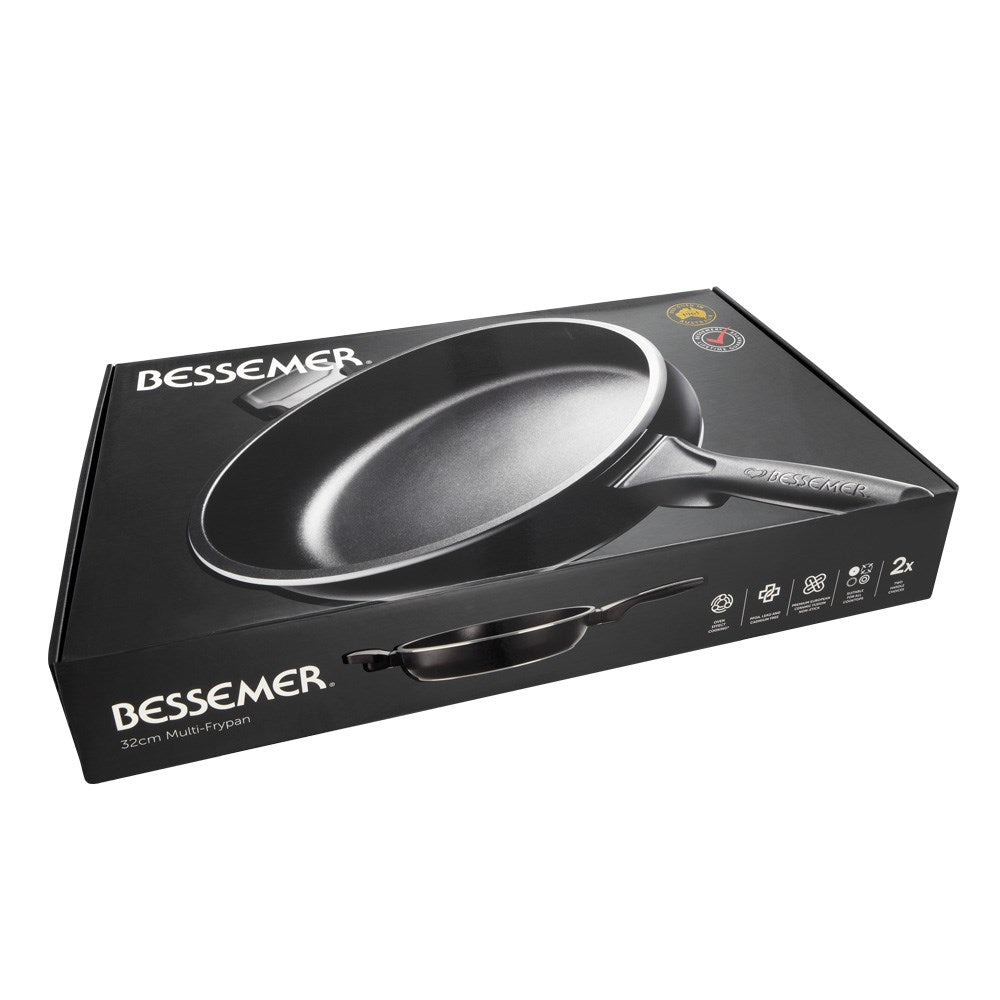 Bessemer Non Stick Multi Fry Pan 32cm