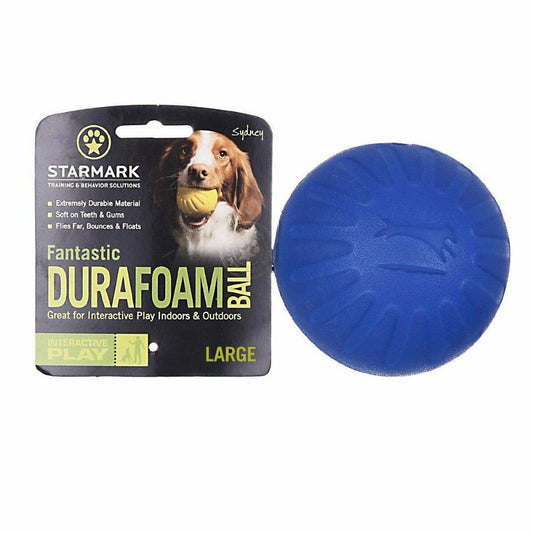 Starmark Fantastic Durafoam Ball Dog Toy