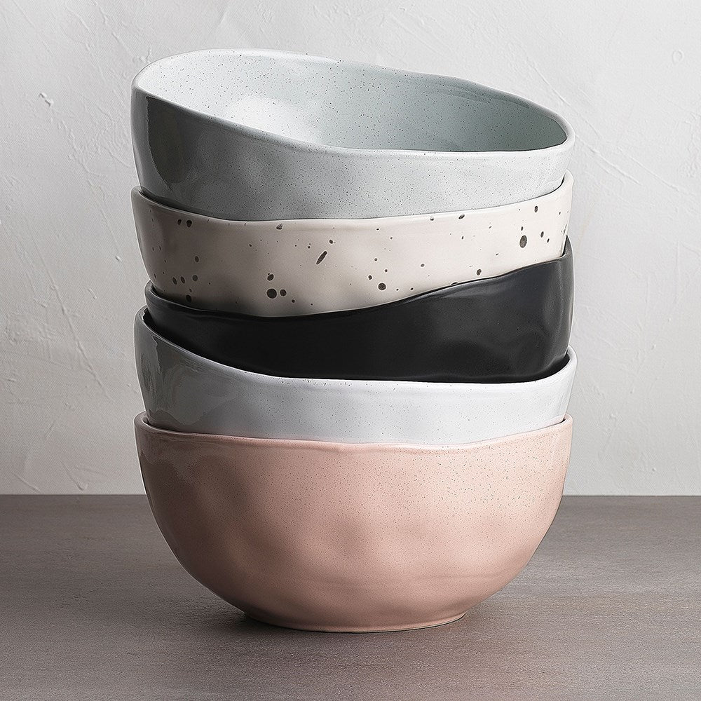 Ecology Speckle Stoneware Laksa Bowl 20cm Milk