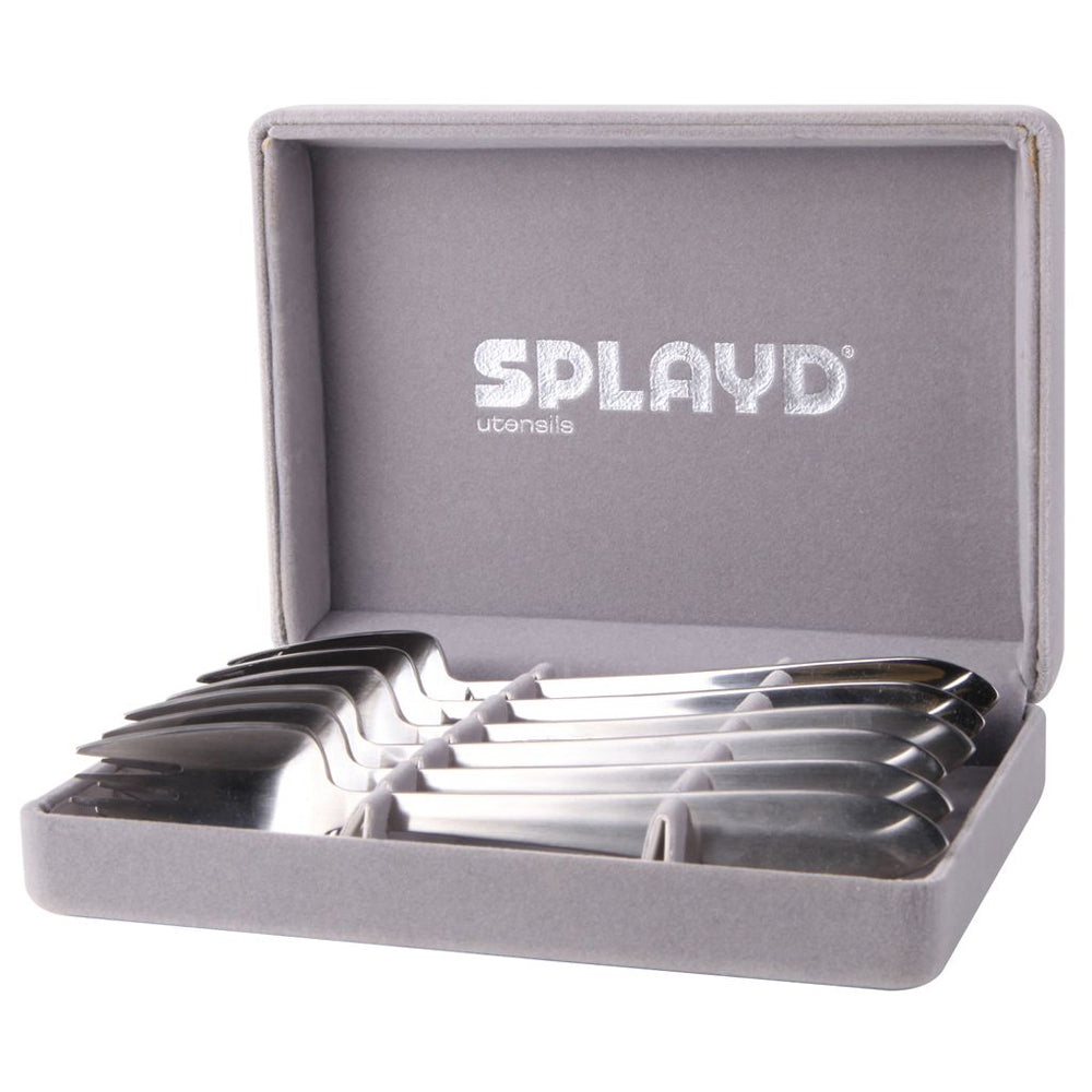 Splayd Luxury Stainless Steel Mini 6 Piece Cutlery Box Set