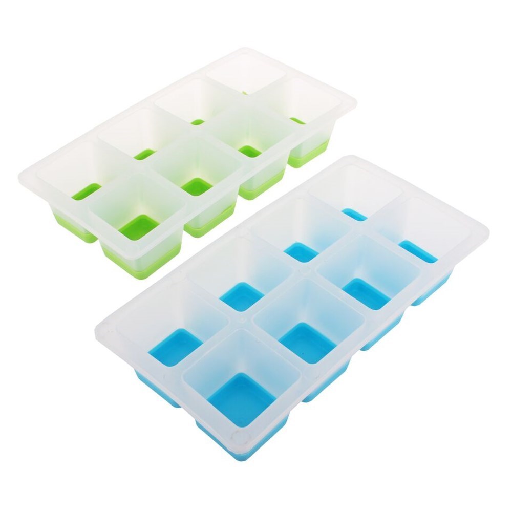 Appetito Easy Release Cube Ice Tray Set of 2