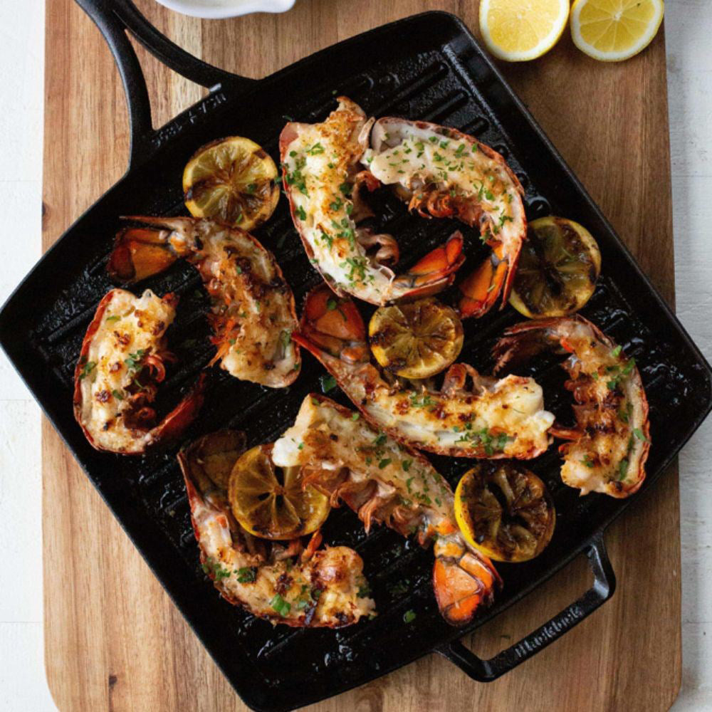 Lodge Blacklock Cast Iron Square Grill Pan 30cm