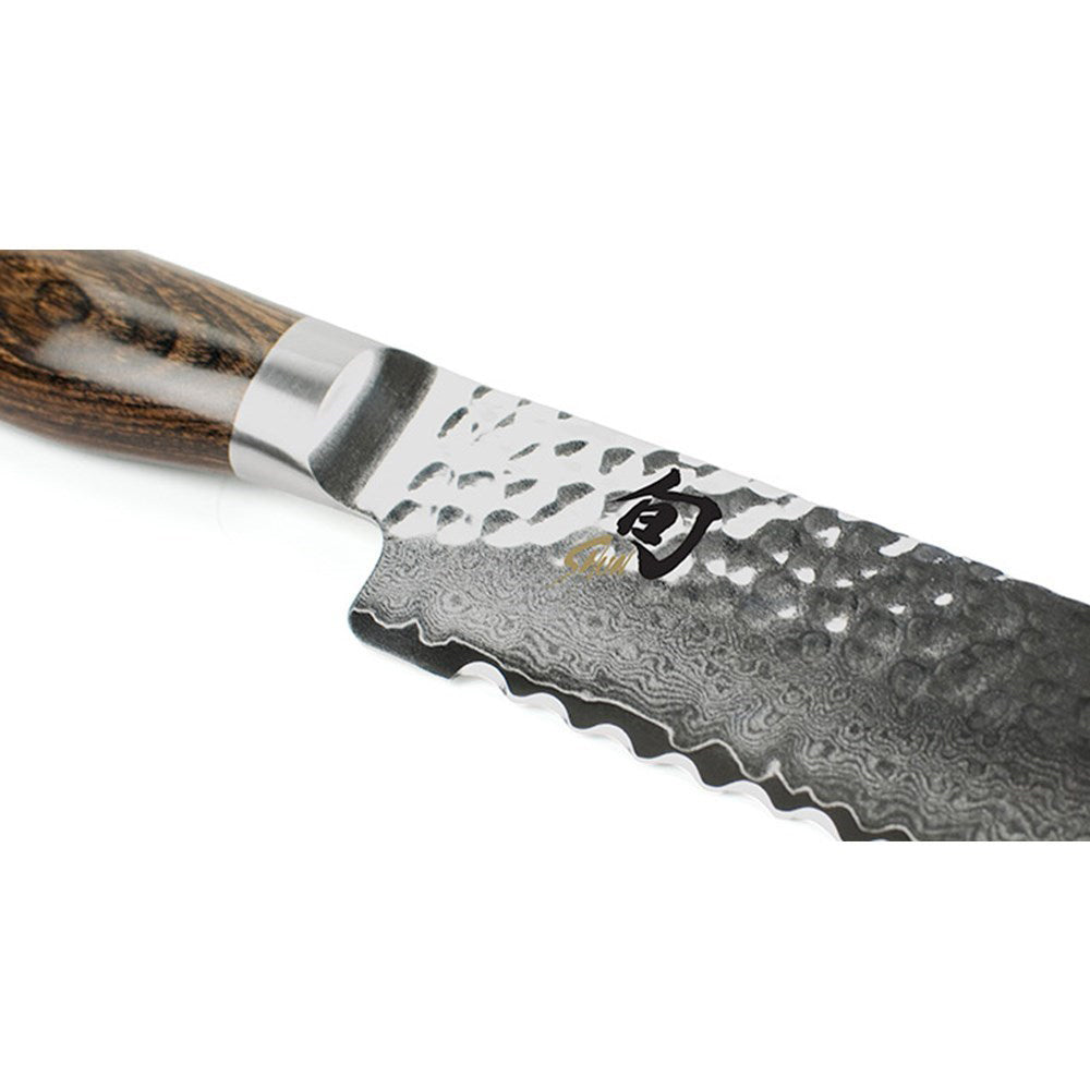 Shun Kai Premier Steel & Pakkawood Bread Knife 22.9cm