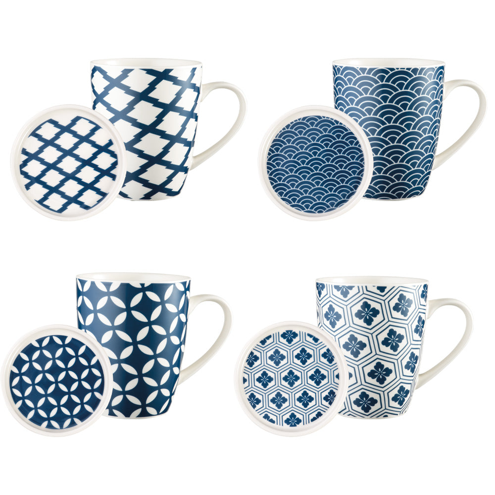 Ambrosia Set of 4 Mug with Coaster