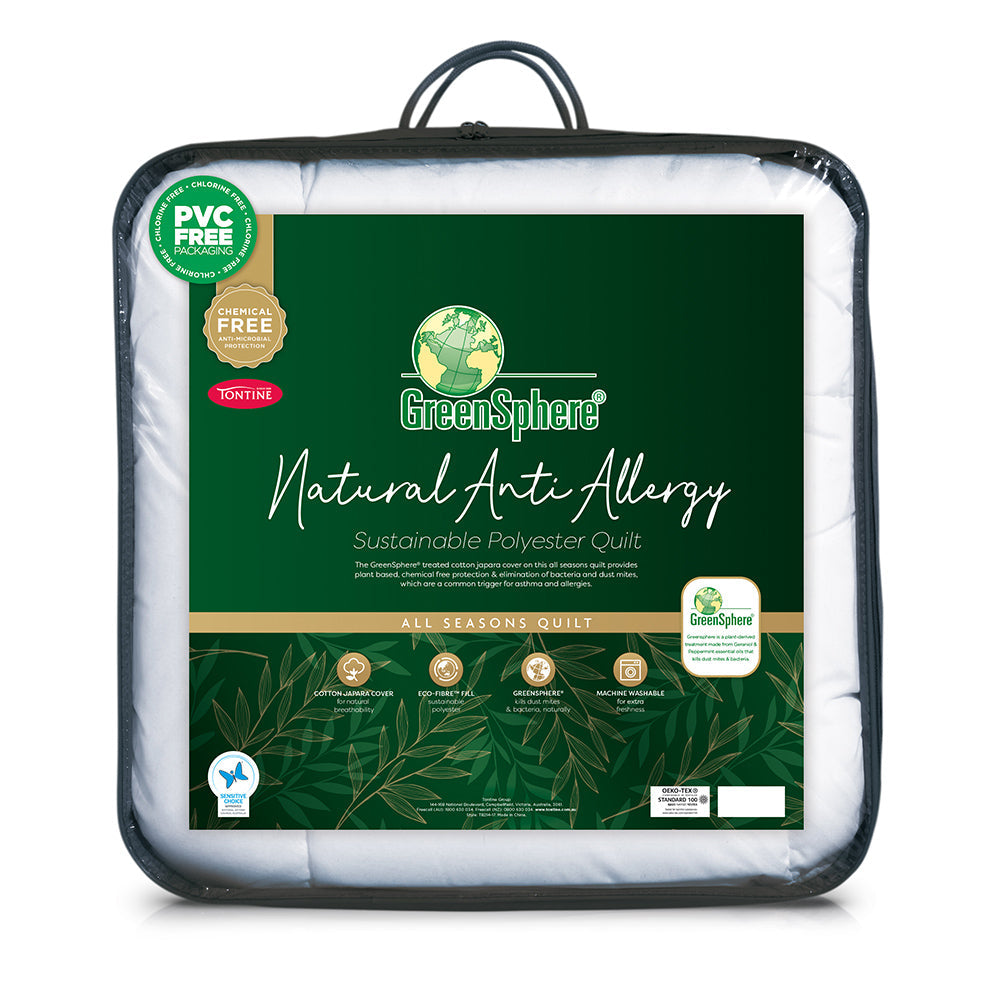 Tontine Greensphere Natural Anti Allergy Quilt All Seasons