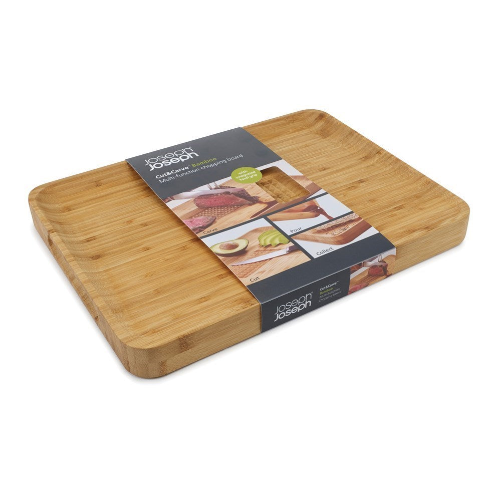 Joseph Joseph Cut & Carve Bamboo Chopping Board