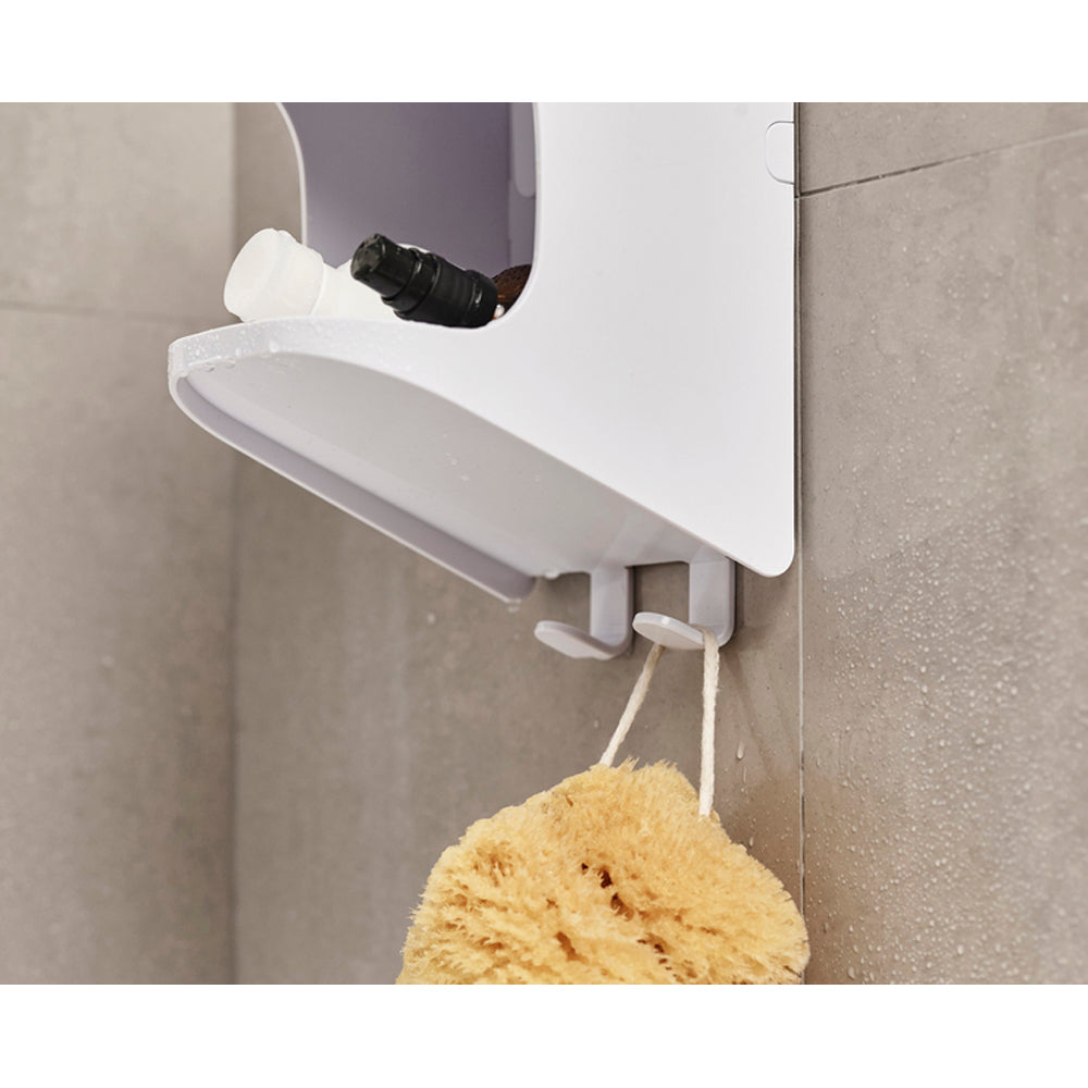 Joseph Joseph Capsule Shower Shelf White
