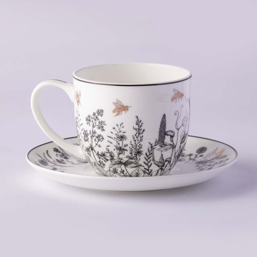 Ashdene Queen Bee Cup & Saucer 350ml