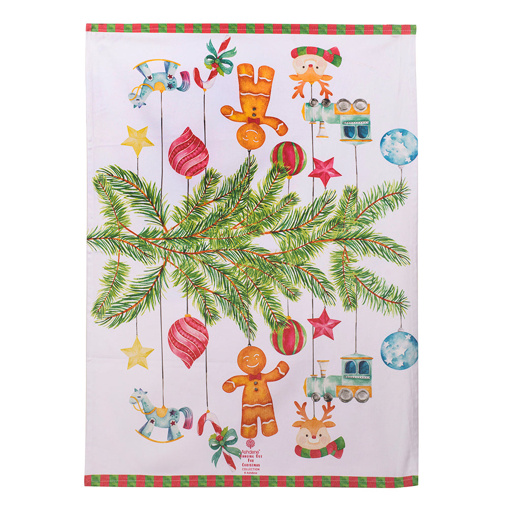 Ashdene Hanging out for Christmas Kitchen Towel
