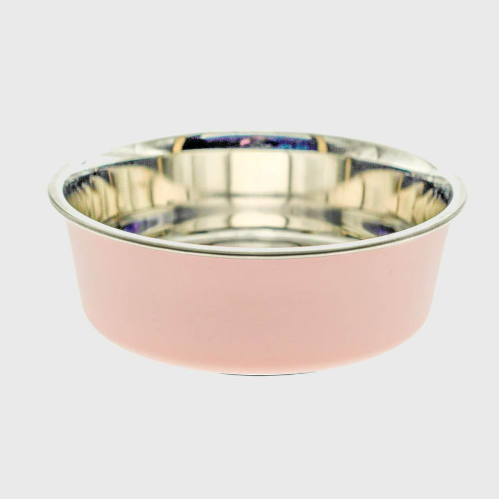 Loving Pets Bella Dog Bowl Plain Paparazzi Pink