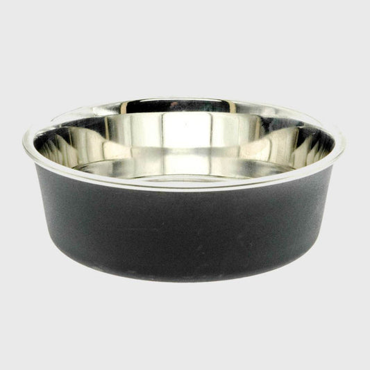 Loving Pets Bella Dog Bowl Plain Espresso Grey