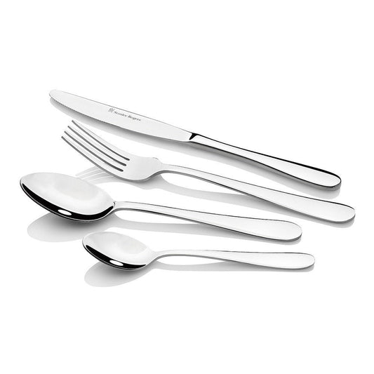 Stanley Rogers Albany Stainless Steel 40-Piece Cutlery Set with Triple Riveted Steak Knives