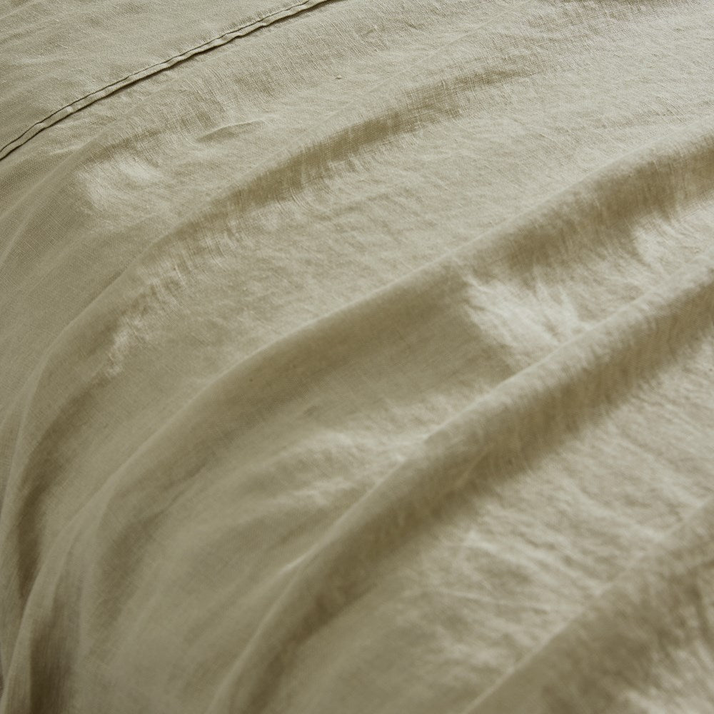 MyHouse Pure European Linen Fitted Sheet