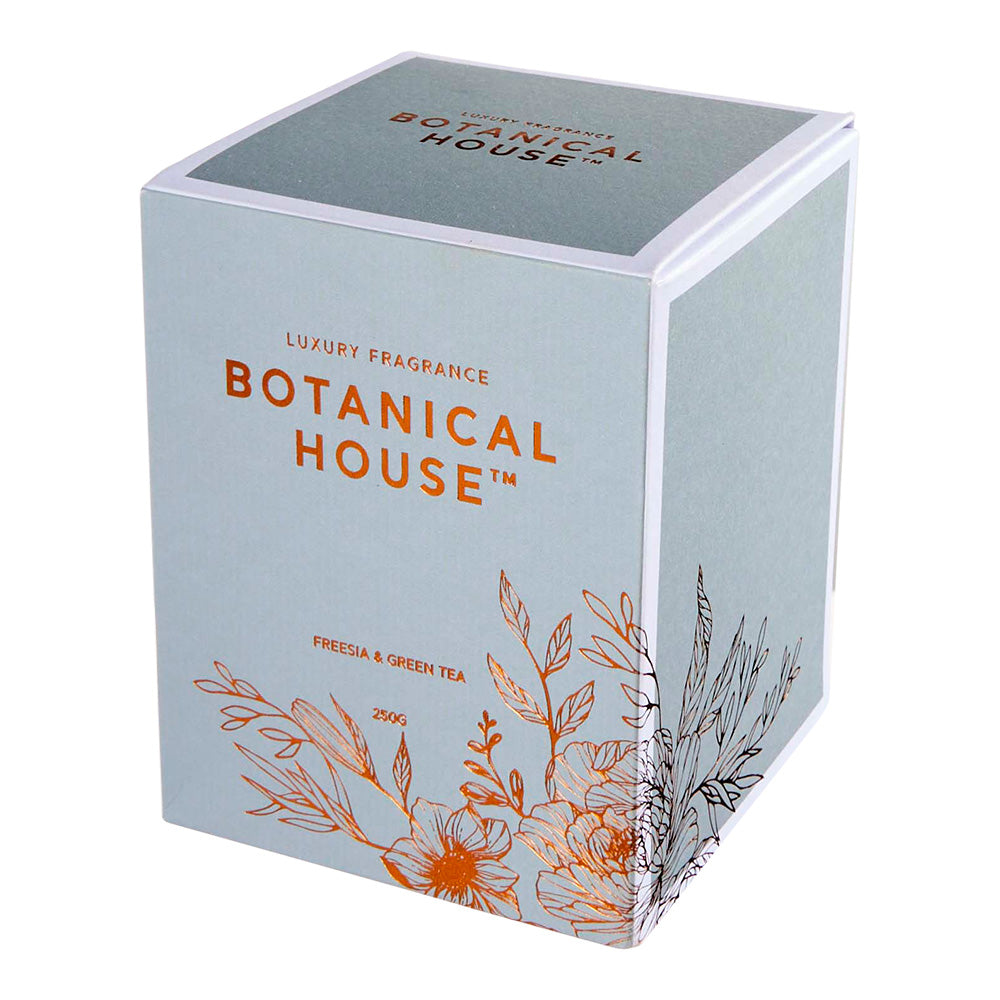 Botanical House Candle Freesia & Green Tea