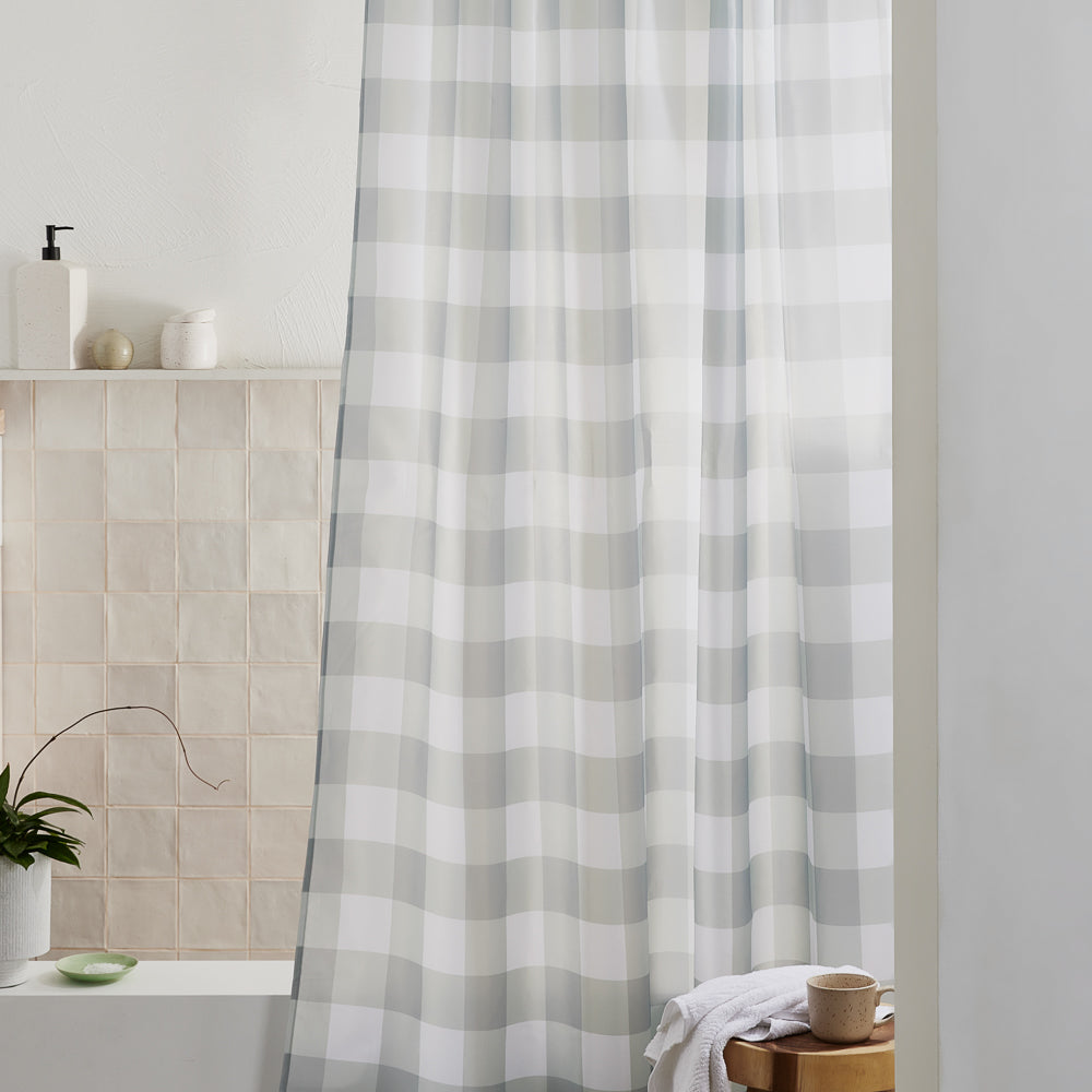 MyHouse Gingham Shower Curtain