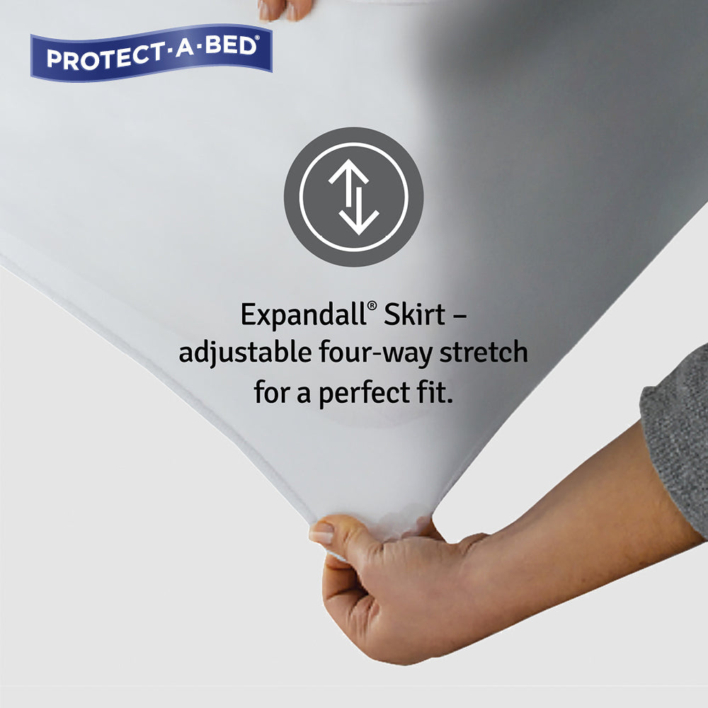 Protect-A-Bed Infant Cotton Terry Cot Fitted Waterproof Mattress Protector