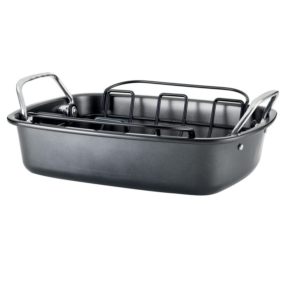 Baccarat Gourmet Non-Stick Carbon Steel Roaster with Rack 40cm