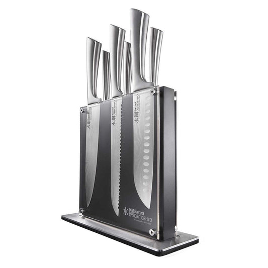 Baccarat Damashiro Kin Knife Block 7 piece