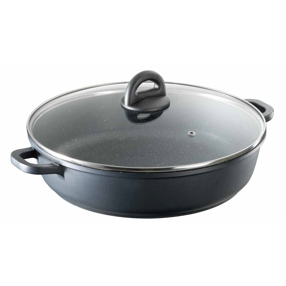 Baccarat STONE Non Stick Saute Pan with Lid 32cm