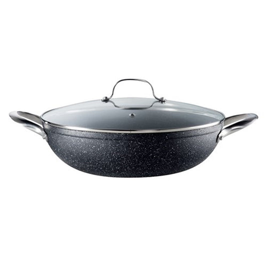 Baccarat Rock All Pan With Lid 32cm Black